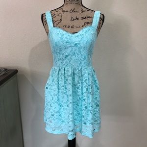 Blue Lacey Hollister Dress